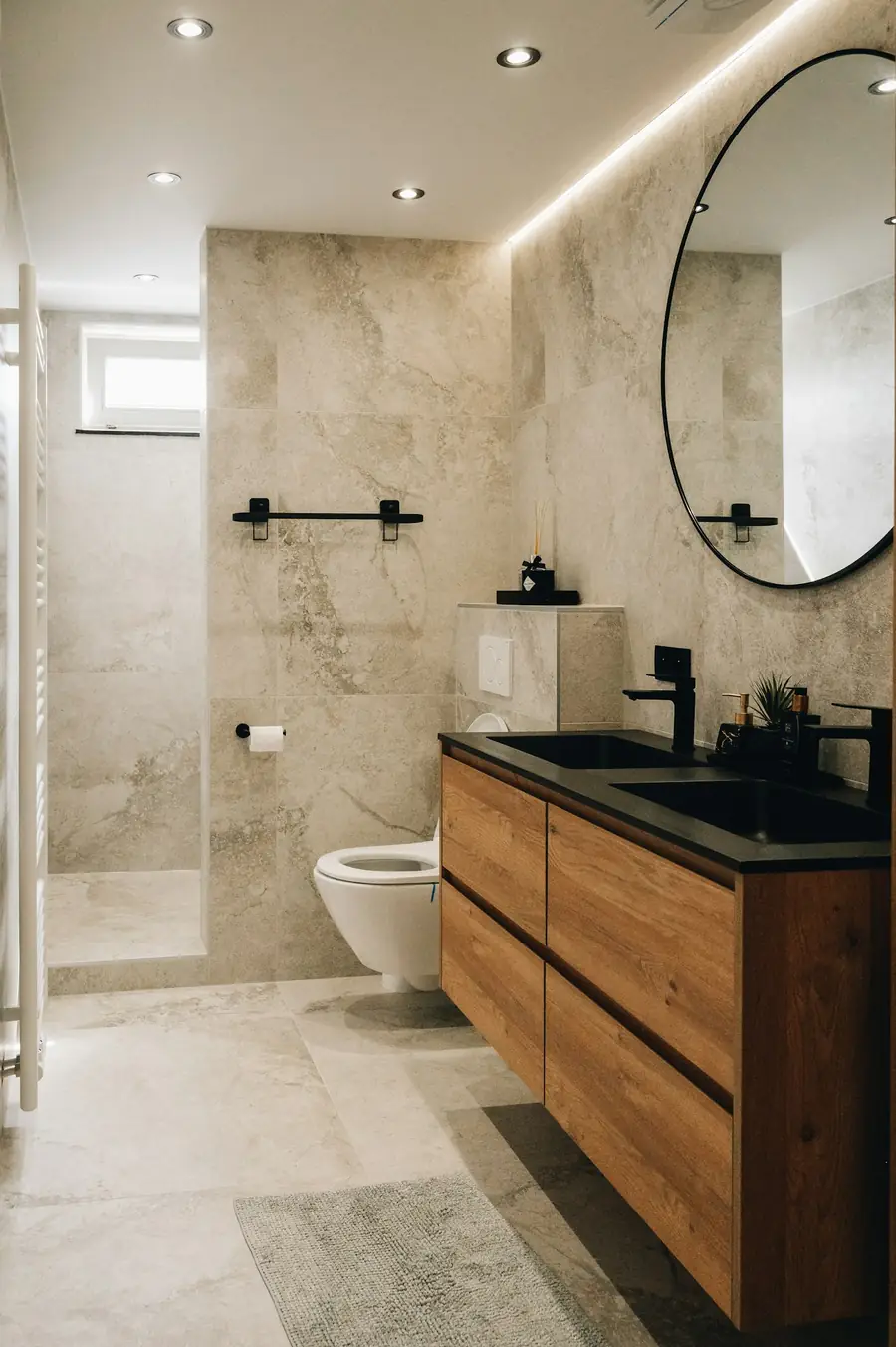 Bathroom after clean